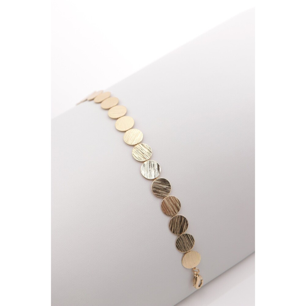 Dotted Line Chain Bracelet